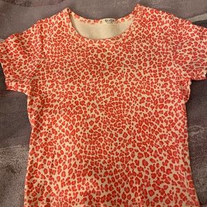 John Galt Pink Cheetah Top